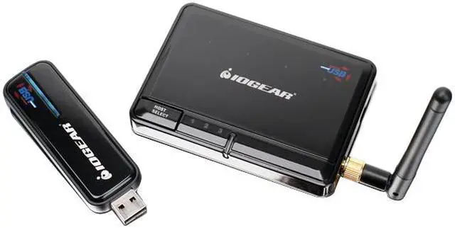 Alt view image 4 of 5 - IOGEAR GUWH104KIT Wireless USB Hub and Adapter