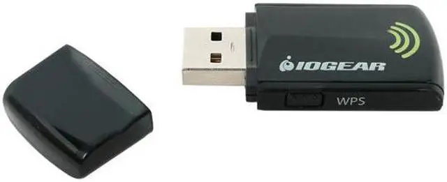 Alt view image 3 of 6 - IOGEAR GWU625 Compact Wireless Adapter IEEE 802.11b/g/n USB 2.0 Up to 300Mbps Wireless Data Rates