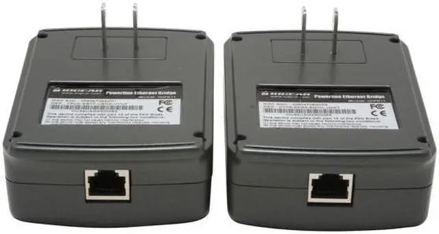 Alt view image 2 of 4 - IOGEAR GHPB32W4 Powerline Networking Kit With Homeplug Wall Mount Bridge Up to 14Mbps