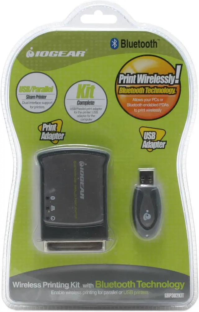 Main image of IOGEAR GBP302KIT Wireless Combo Print Adapter Kit