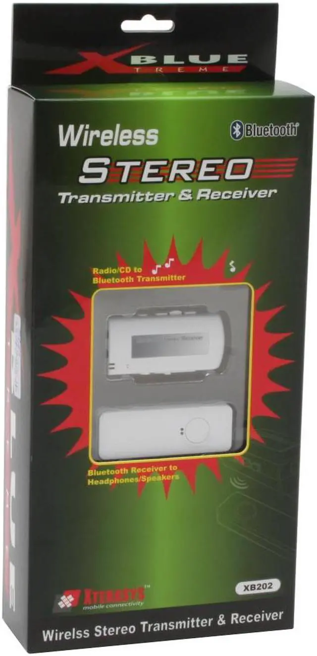 Alt view image 5 of 5 - XTERASYS XB202 Bluetooth Stereo Audio Transmitter & Receiver