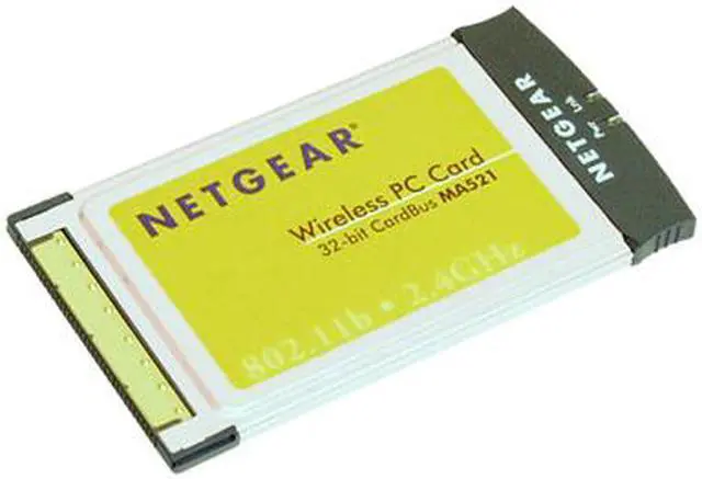 Main image of NETGEAR MA521 802.11b Wireless PC Card