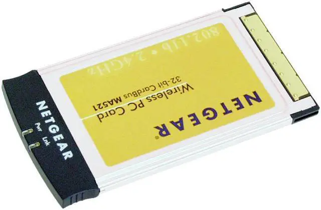 Alt view image 2 of 5 - NETGEAR MA521 802.11b Wireless PC Card