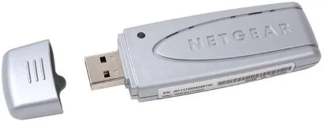 Alt view image 2 of 5 - NETGEAR WG111T Wireless Adapter IEEE 802.11b/g USB 2.0 Up to 108Mbps Wireless Data Rates