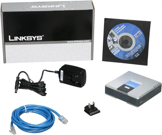 Alt view image 4 of 4 - Cisco Small Business PAP2T-NA Internet Phone Adapter with 2 VoIP Ports