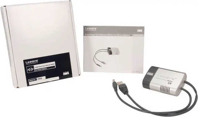 Alt view image 4 of 4 - Cisco Small Business POES5 5-Volt Power over Ethernet Splitter