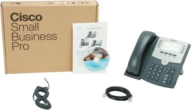 Alt view image 8 of 8 - Cisco Small Business SPA501G 8 Line IP Phone PoE and PC Port