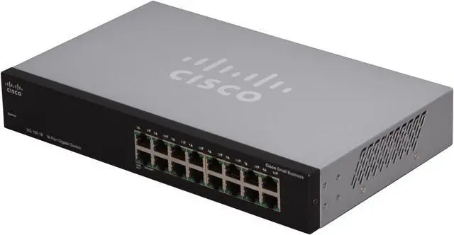 Main image of Cisco Small Business SR2016T-NA Unmanaged Unmanaged Switch with QoS
