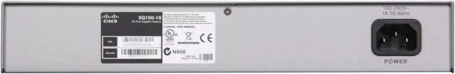 Alt view image 4 of 5 - Cisco Small Business SR2016T-NA Unmanaged Unmanaged Switch with QoS