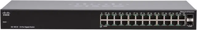 Alt view image 2 of 5 - Cisco Small Business SR2024T-NA Unmanaged Unmanaged Switch with QoS