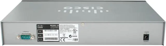 Alt view image 5 of 5 - Cisco SG300-10 (SRW2008-K9-NA) 10-port Gigabit Managed Switch