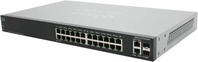 Main image of Cisco Small Business 200 Series SLM2024T-NA Smart Gigabit Switch SG200-26