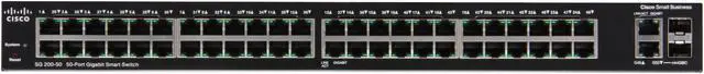 Alt view image 2 of 5 - Cisco Small Business 200 Series SLM2048T-NA Smart SG200-50 Gigabit Switch