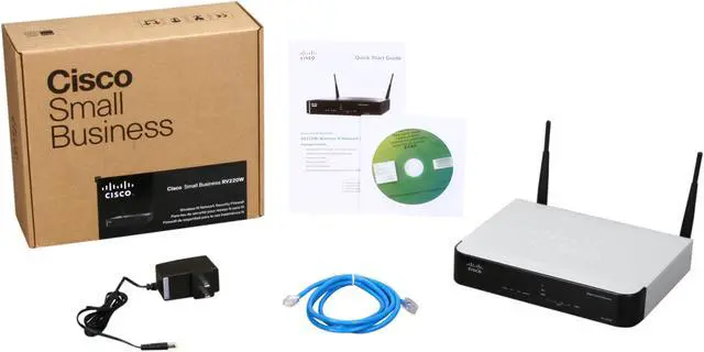 Alt view image 5 of 5 - Cisco Small Business RV220W-A-K9-NA Network Security Firewall wired and wireless connectivity for a small office
