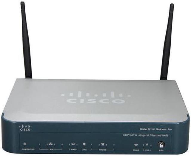 Alt view image 2 of 6 - Cisco Small Business SRP541W-A-K9 SRP500 Series Wireless Router IEEE 802.11b/g/n