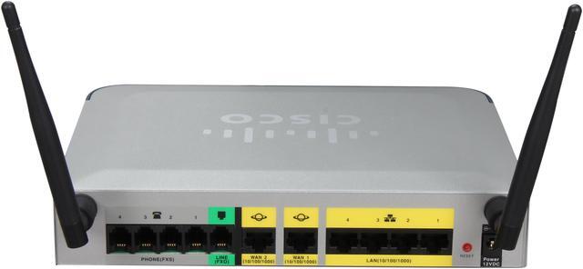 Alt view image 4 of 6 - Cisco Small Business SRP541W-A-K9 SRP500 Series Wireless Router IEEE 802.11b/g/n
