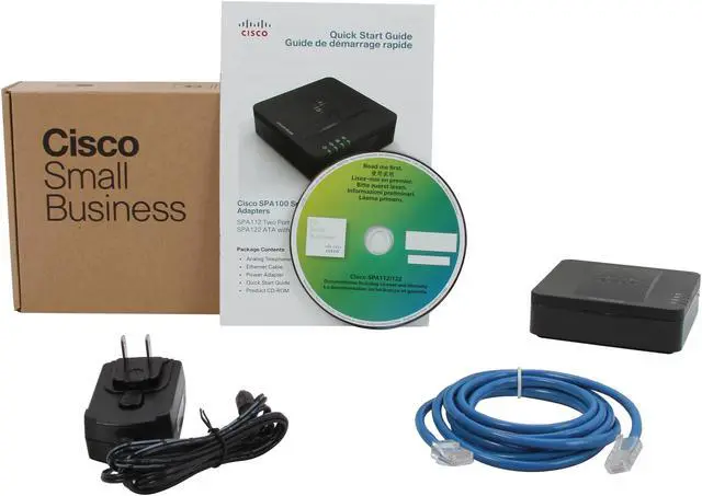 Alt view image 5 of 5 - Cisco Small Business SPA122 ATA with Router