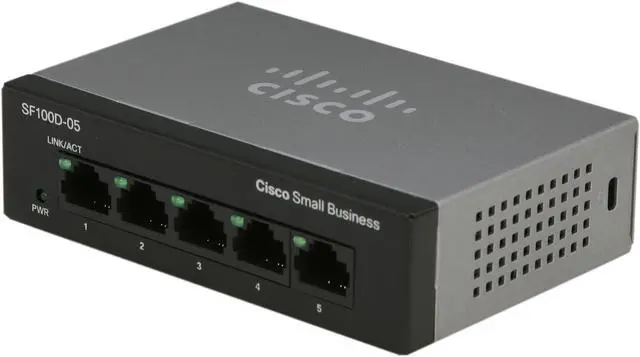 Main image of Cisco Small Business 100 Series SF100D-05-NA Smart 5-Port Desktop Switch