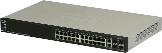 Main image of Cisco Small Business 500 Series SG500-28-K9-NA Managed Stackable Gigabit Ethernet Switch