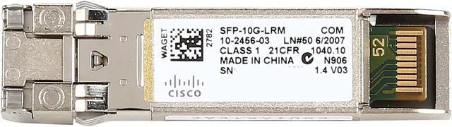 Alt view image 2 of 5 - Cisco SFP-10G-LRM SFP+ Transceiver, 1 x LC/PC Duplex 10GBase-LRM Network