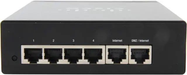 Alt view image 4 of 5 - Cisco Small Business RV042G-K9-NA Dual Gigabit WAN VPN Router 2 x 10/100/1000Mbps WAN Ports 4 x 10/100/1000Mbps LAN Ports