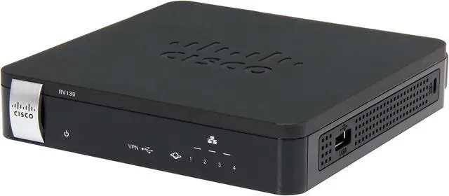 Main image of Cisco Small Business RV130-K9-NA VPN Router 1 x 10/100/1000Mbps WAN Ports 4 x 10/100/1000Mbps LAN Ports