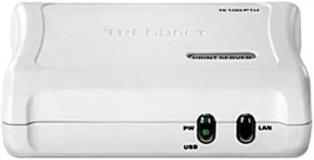 Alt view image 2 of 4 - TRENDnet TE100-P1U Mini Print Server RJ45 USB 2.0