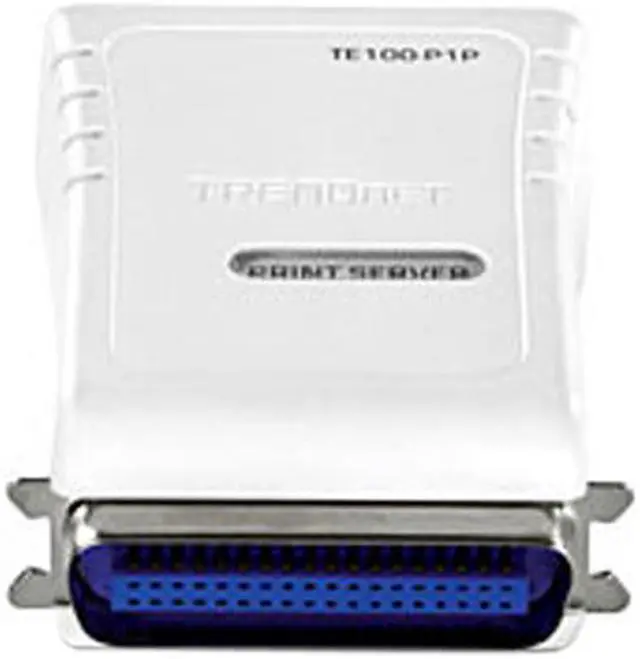 Alt view image 2 of 4 - TRENDnet TE100-P1P Parallel Print Server RJ45 IEEE 1284 Male Centronics (DB-36)