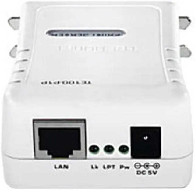 Alt view image 3 of 4 - TRENDnet TE100-P1P Parallel Print Server RJ45 IEEE 1284 Male Centronics (DB-36)