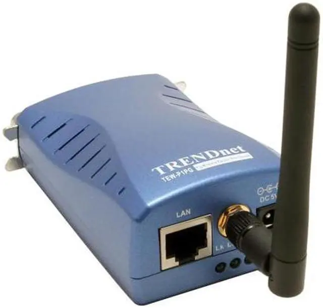 Alt view image 3 of 6 - TRENDnet TEW-P1PG Wireless Parallel Print Server 802.11b / g, RJ45 IEEE 1284 Male Centronics (DB-36)