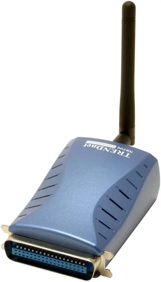 Main image of TRENDnet TEW-P1PG Wireless Parallel Print Server 802.11b / g, RJ45 IEEE 1284 Male Centronics (DB-36)