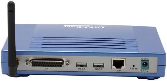 Alt view image 3 of 5 - TRENDnet TEW-P21G Wireless 3-Port Print Server 802.11b / g, RJ45 1x Parallel DB25 (Female) Port.
2 x USB 2.0, 1.1 Compliant USB Type A Port.