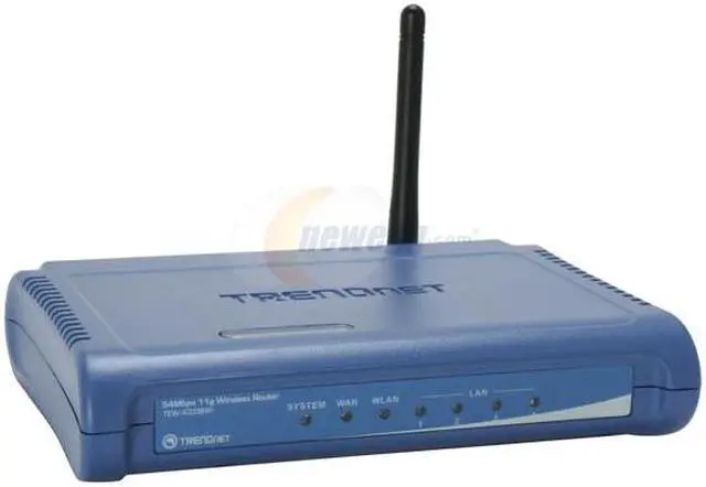 Alt view image 3 of 9 - TRENDnet TEW-432BRP Wireless Broadband Router 802.11b/g up to 54Mbps/ 10/100 Mbps Ethernet Port x4