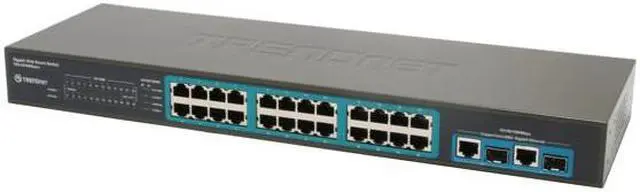 Alt view image 2 of 5 - TRENDnet TEG-224WS+ Smart Gigabit Web Smart Switch