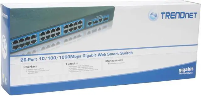 Alt view image 5 of 5 - TRENDnet TEG-224WS+ Smart Gigabit Web Smart Switch