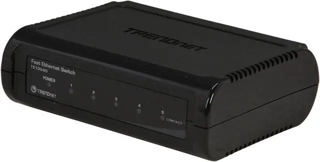 Alt view image 5 of 16 - TRENDnet 5-Port Unmanaged 10/100 Mbps GREENnet Ethernet Desktop Plastic Housing Switch, 5 X 10/100 Mbps Ports, 1Gbps Switching Capacity, TE100-S5