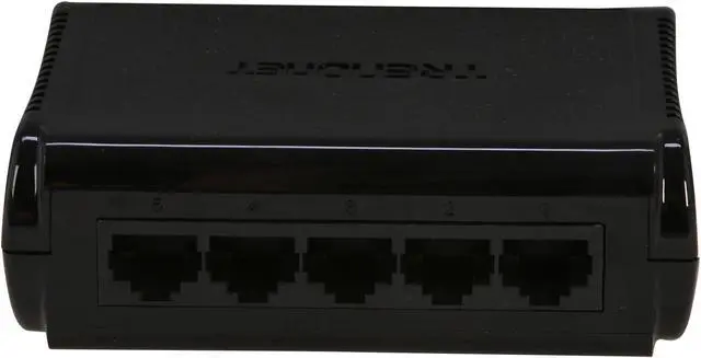 Alt view image 8 of 16 - TRENDnet 5-Port Unmanaged 10/100 Mbps GREENnet Ethernet Desktop Plastic Housing Switch, 5 X 10/100 Mbps Ports, 1Gbps Switching Capacity, TE100-S5