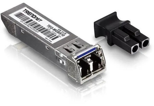 Alt view image 3 of 6 - TRENDnet SFP to RJ45 Mini-GBIC Single-Mode LC Module, TEG-MGBS10, For Single Mode Fiber, Distances up to 10km (6.2 Miles), Gigabit SFP Module, IEEE 802.3z Gigabit Ethernet