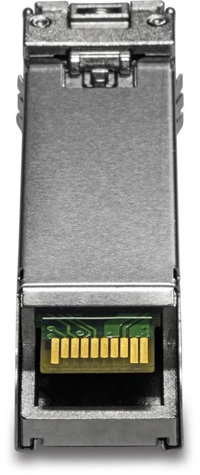 Alt view image 2 of 6 - TRENDnet SFP to RJ45 Dual Wavelength Single-Mode LC Module; TEG-MGBS40D5; Must Pair with TEG-MGBS40D3 or a Compatible Module; Up to 40km (24.9 miles); Standard SFP Slot Compatible; Lifetime Protection
