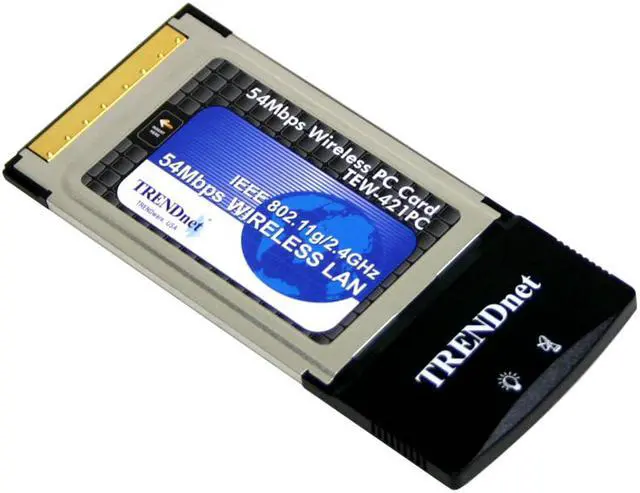 Main image of TRENDnet TEW-421PC 802.11g Wireless PC Card