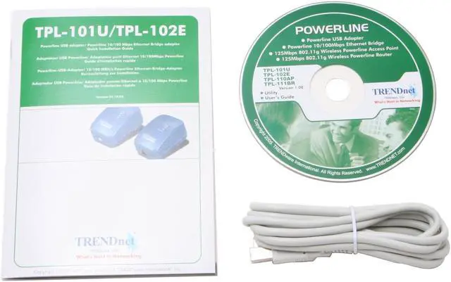 Alt view image 4 of 5 - TRENDnet TPL-101U Powerline USB Adapter Up to 14Mbps
