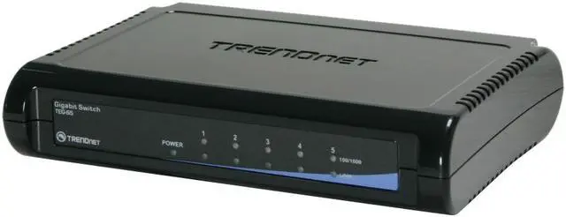 Main image of TRENDnet TEG-S5 Unmanaged 5-Port Gigabit Switch