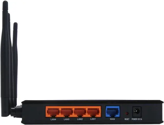 Alt view image 4 of 6 - TRENDnet TEW-633GR Wireless Router IEEE 802.3 (10Base-T) IEEE 802.3u (100Base-TX) IEEE 802.3ab (1000Base-T) IEEE 802.11b IEEE 802.11g IEEE 802.11n (draft 2.0)