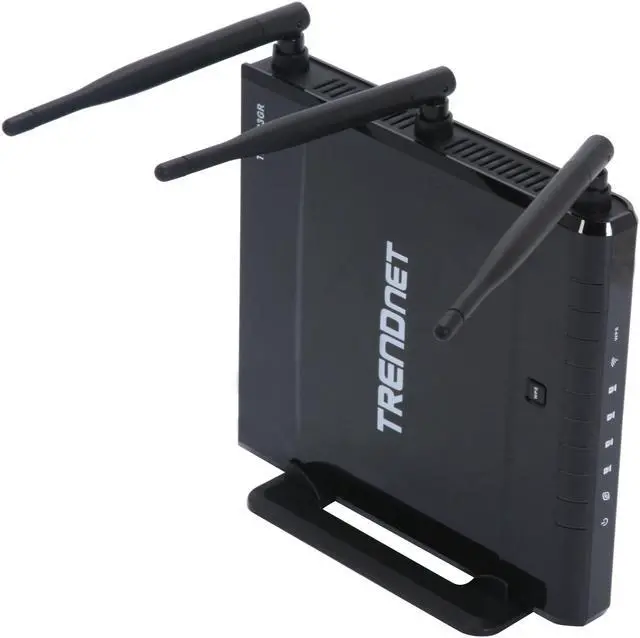 Alt view image 5 of 6 - TRENDnet TEW-633GR Wireless Router IEEE 802.3 (10Base-T) IEEE 802.3u (100Base-TX) IEEE 802.3ab (1000Base-T) IEEE 802.11b IEEE 802.11g IEEE 802.11n (draft 2.0)