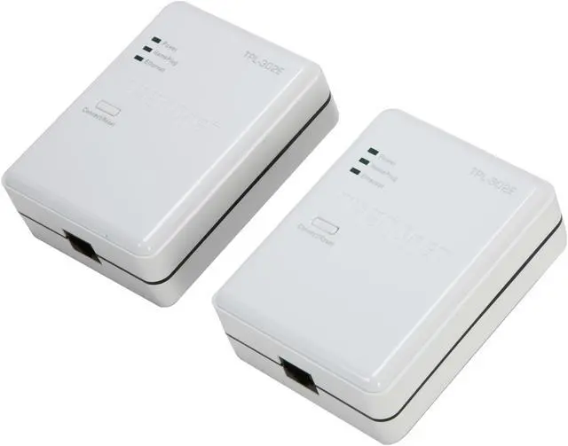 Main image of TRENDnet TPL-302E2K Powerline AV Fast Ethernet Adapter Kit Up to 200Mbps