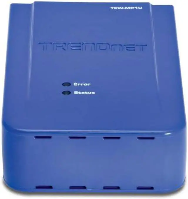 Alt view image 2 of 3 - TRENDnet TEW-MP1U Wireless 1-Port Multi-Function Print Server Wired: IEEE 802.3 10Base-T, IEEE 802.3u 100Base-TX  Wireless: IEEE 802.11b/g USB 2.0, 1.1 Compliant USB Type A Port