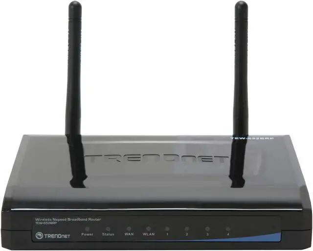 Alt view image 2 of 6 - TRENDnet TEW-652BRP 802.11b/g/n Wireless N Home Router up to 300Mbps/ 10/100 Mbps Ethernet Port x4