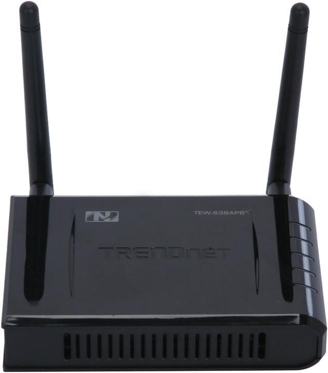 Alt view image 2 of 6 - TRENDnet Wireless N300 2T2R Detachable antennas, Access Point, 2.4Ghz 300Mbps, 802.11b/g/n, AP/WDS/Client/Bridge, 2x2 dBi, TEW-638APB