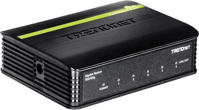 Main image of TRENDnet TEG-S5g 5-Port Gigabit GREENnet Switch