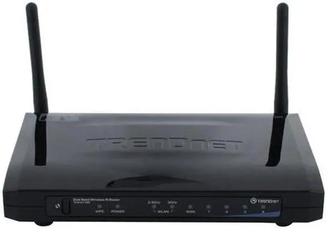 Alt view image 8 of 9 - TRENDnet TEW-671BR Concurrent Dual Band Wireless N Router IEEE 802.3/3u, 802.11a/b/g/n draft 2.0, 802.1d Spanning Tree